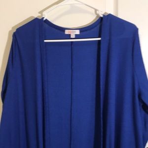 LuLaRoe Sarah Cardigan with pockets -size L